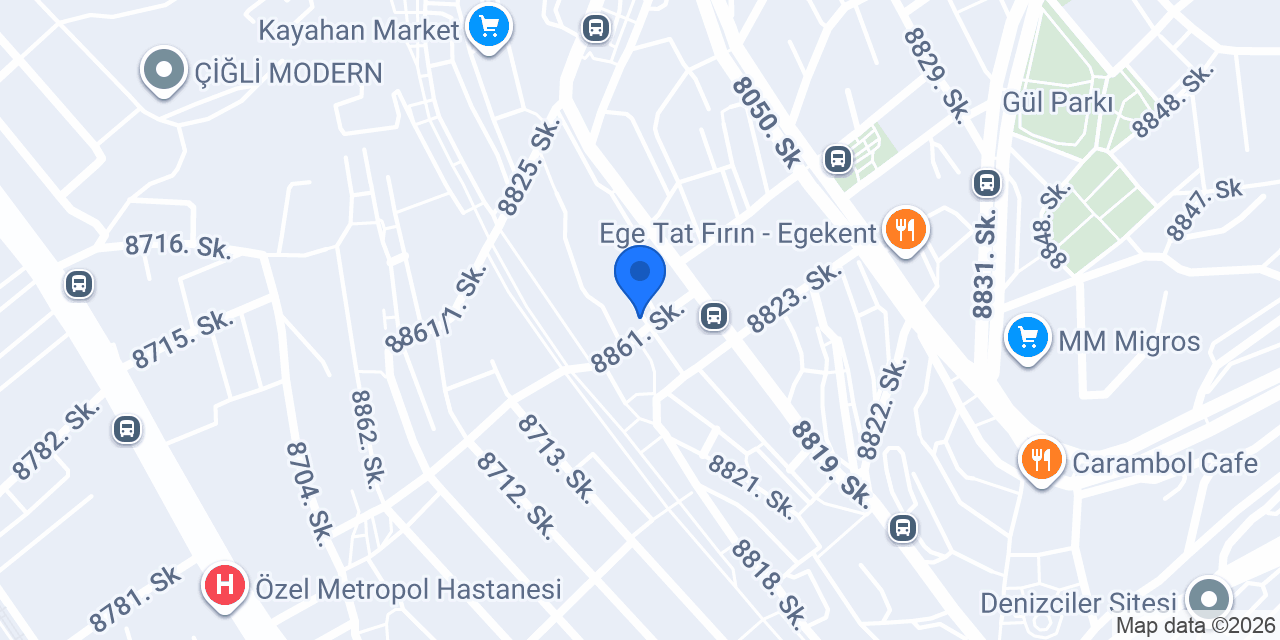 Eczane Yenikent konumu