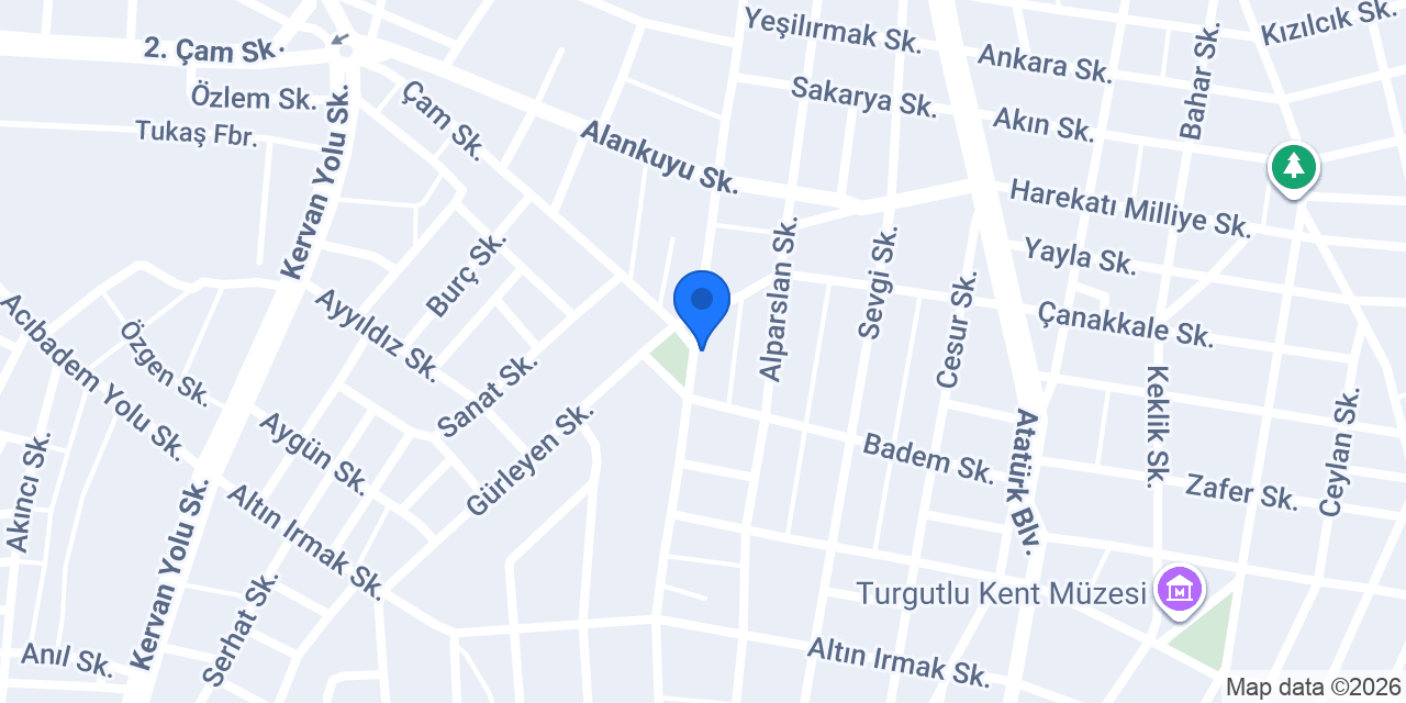 YÖRÜK EMLAK konumu