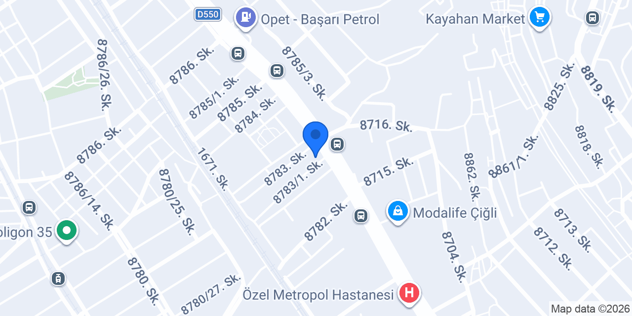 ebebek İzmir Çiğli Anadolu Caddesi konumu