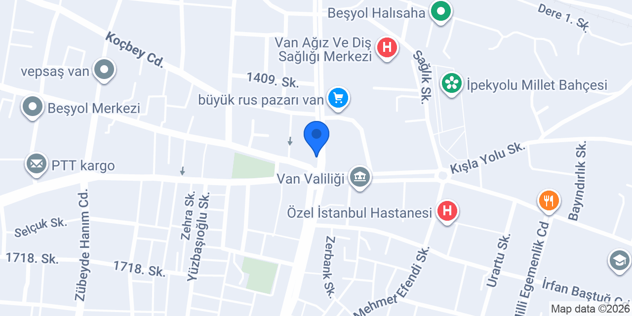 Van Çetinoğlu Mevlana kebap & Lahmacun konumu