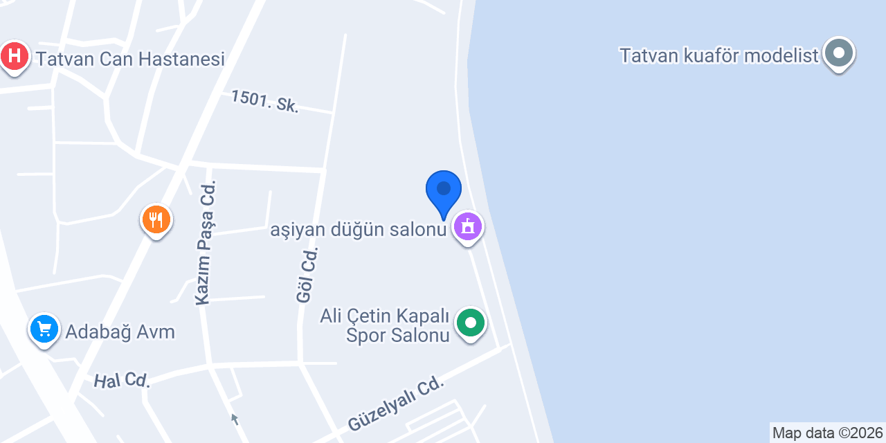 Tatvan çekim platosu konumu