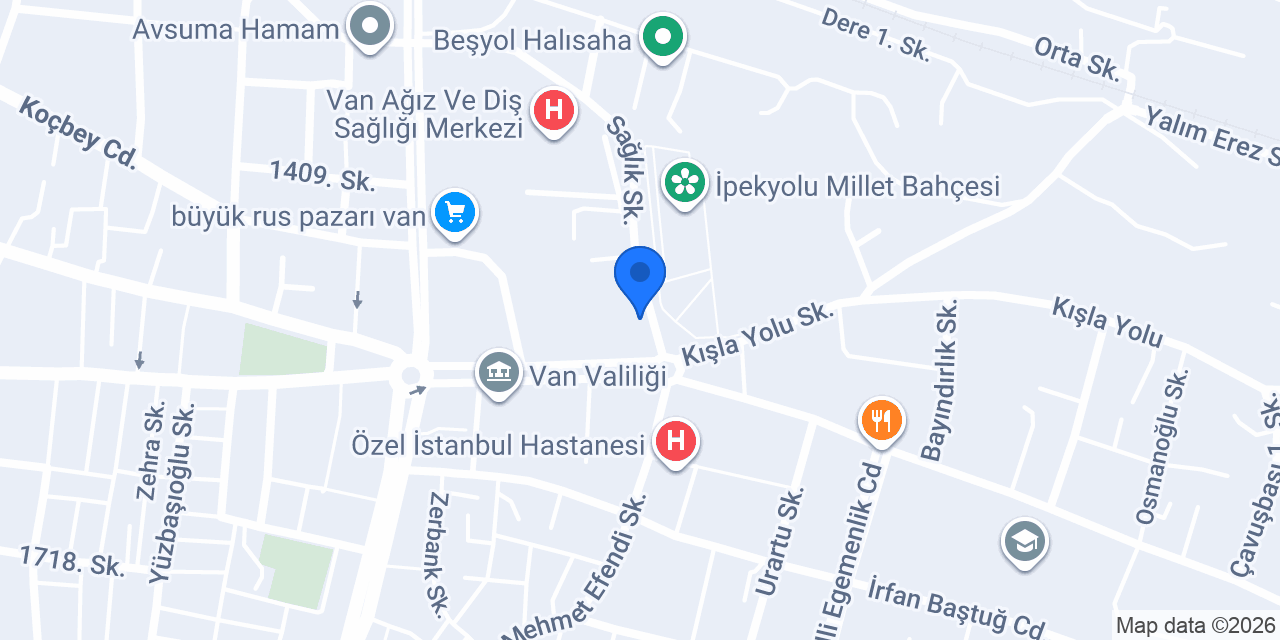 Ak Parti Van İl Başkanlığı konumu