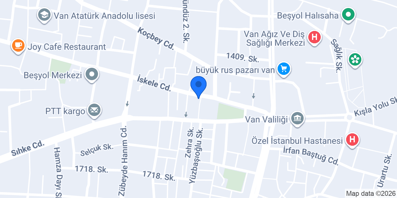 NEBİOĞLU GİYİM VAN konumu