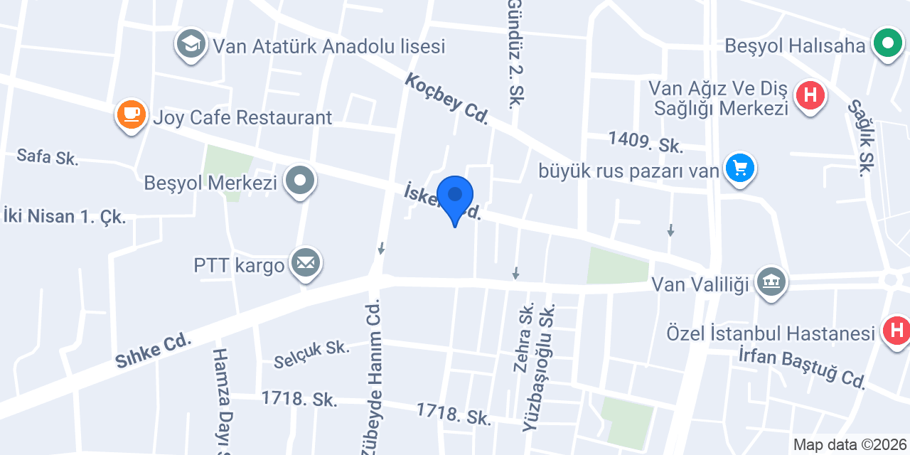 VAN DOST EMLAK konumu