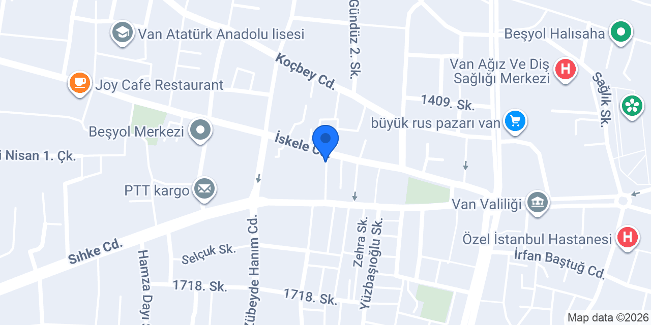 NOKTA65 TEKEL BAYİ konumu