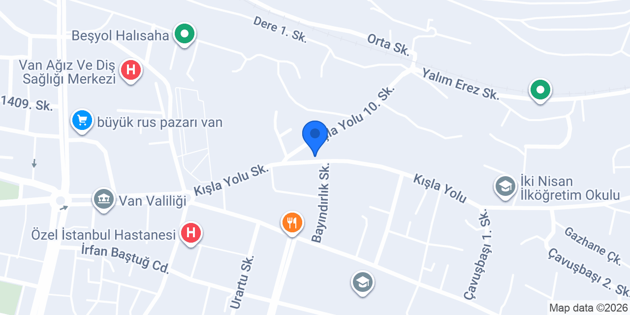 VAN CİTY YAPI İNŞAAT konumu
