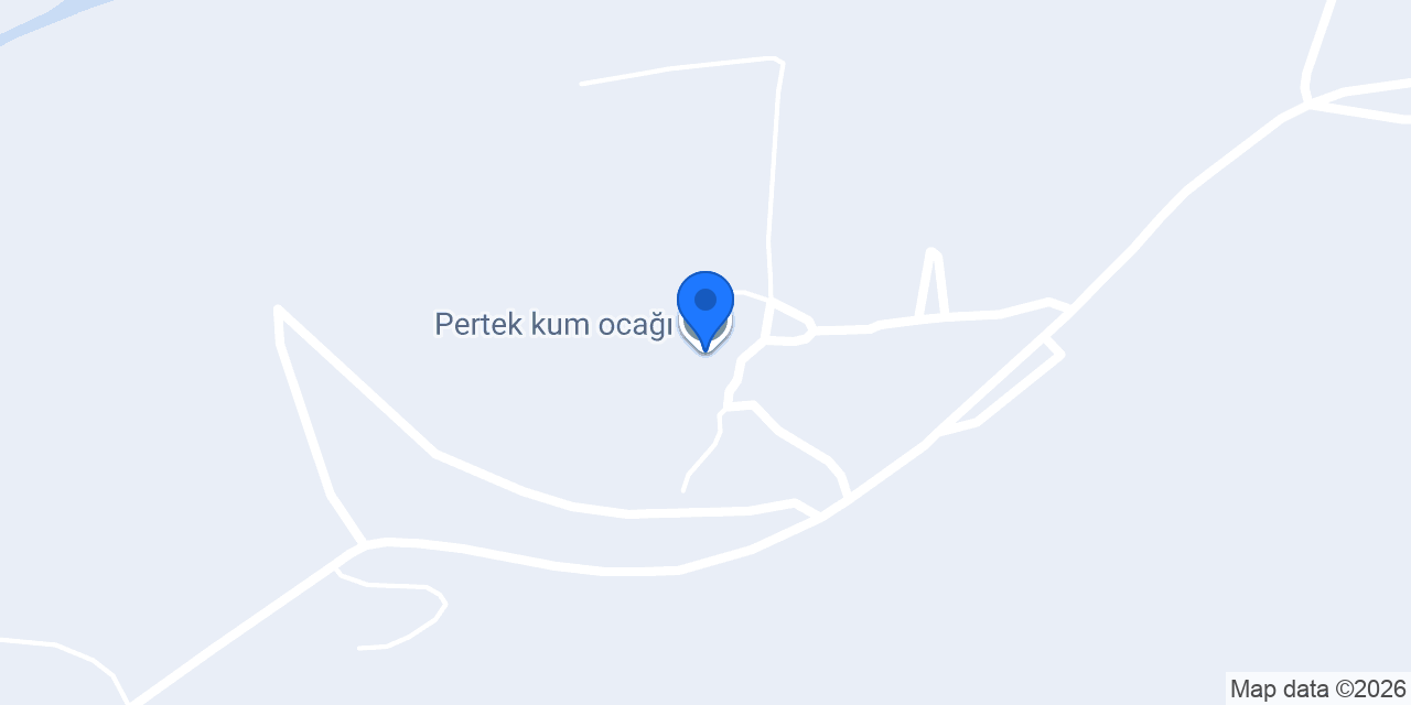 Pertek kum ocağı konumu