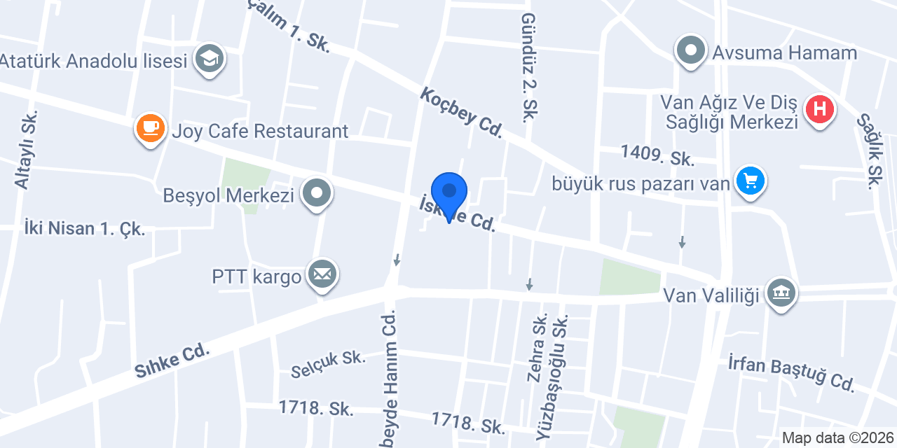 Atılım Mobilya konumu