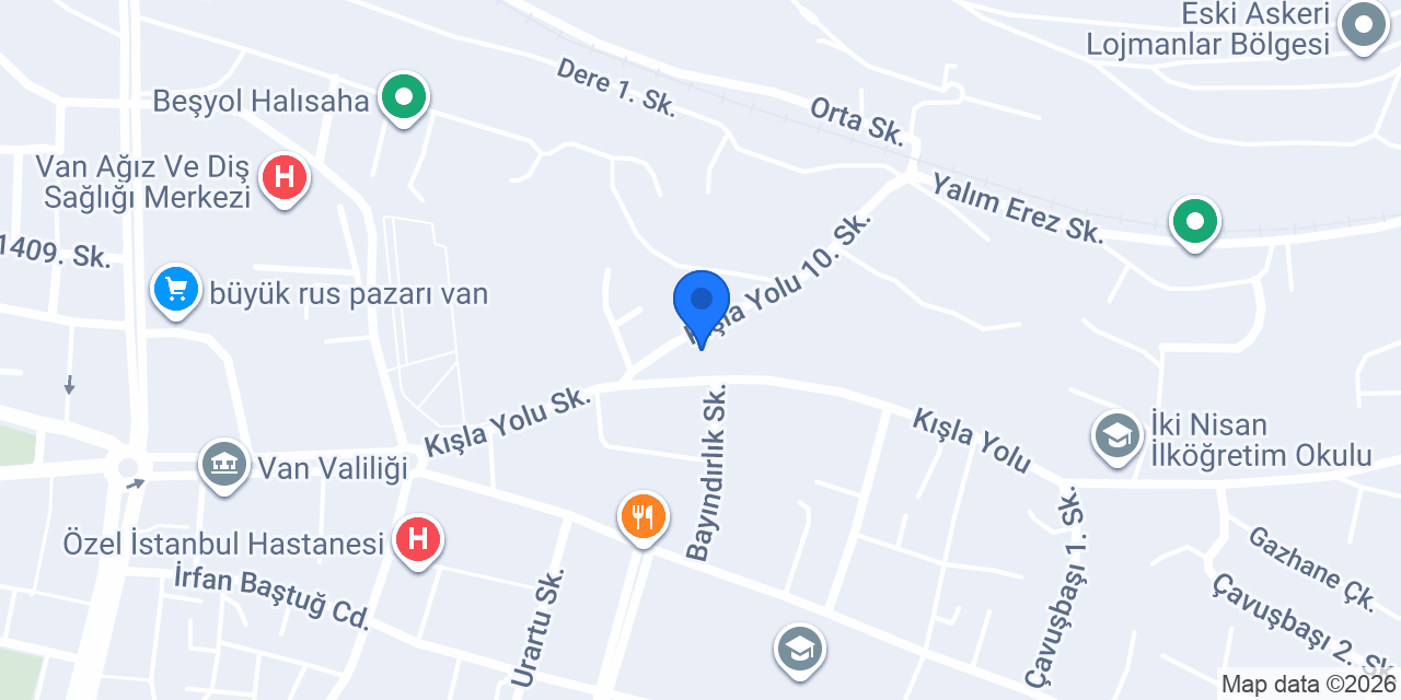 İRİS OSGB, İRİS AKADEMİ VAN ŞUBESİ konumu