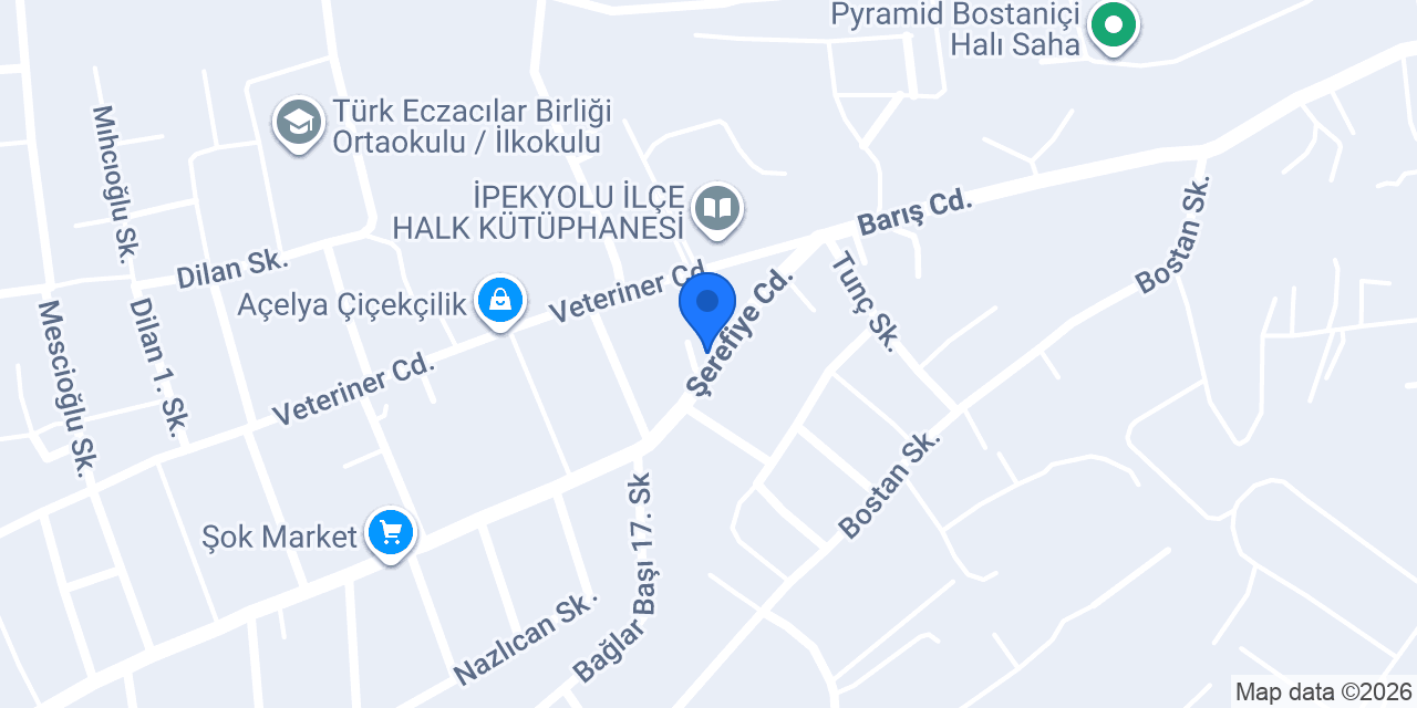 VANEX TOPLU TÜKETİM konumu