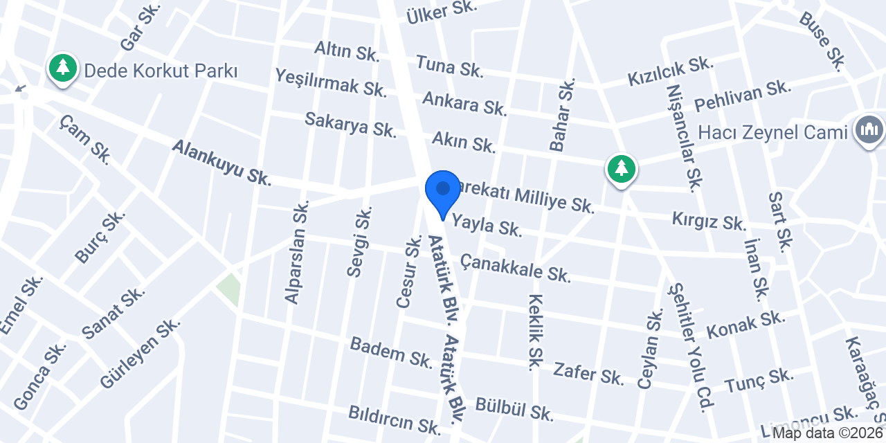 Turgutlu lastikçi konumu