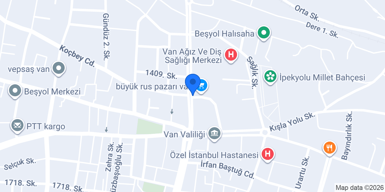 DENİZ Psikoteknik Değerlendirme Merkezi konumu