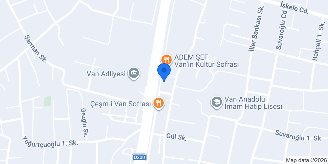 Avukat Sezgin Korkmaz konumu