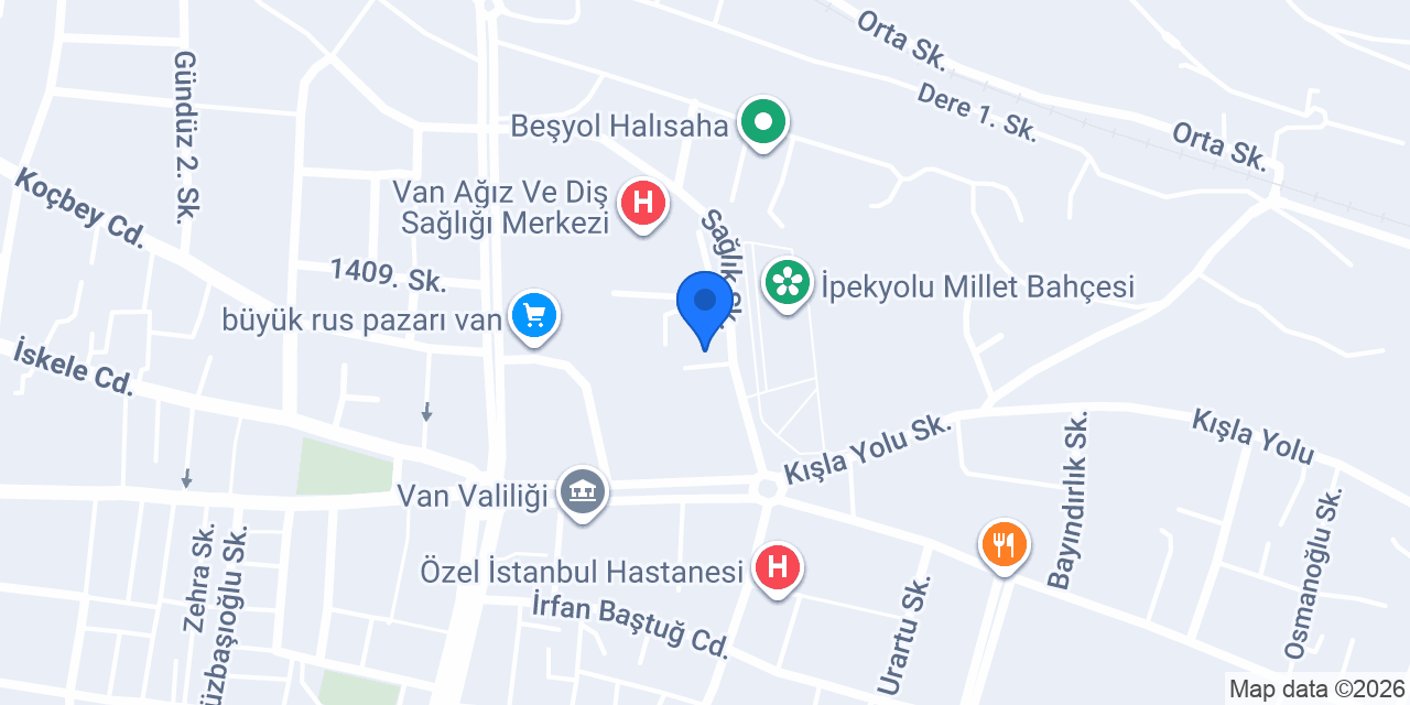 Merkez 1 Nolu Aile Sağlık Merkez konumu