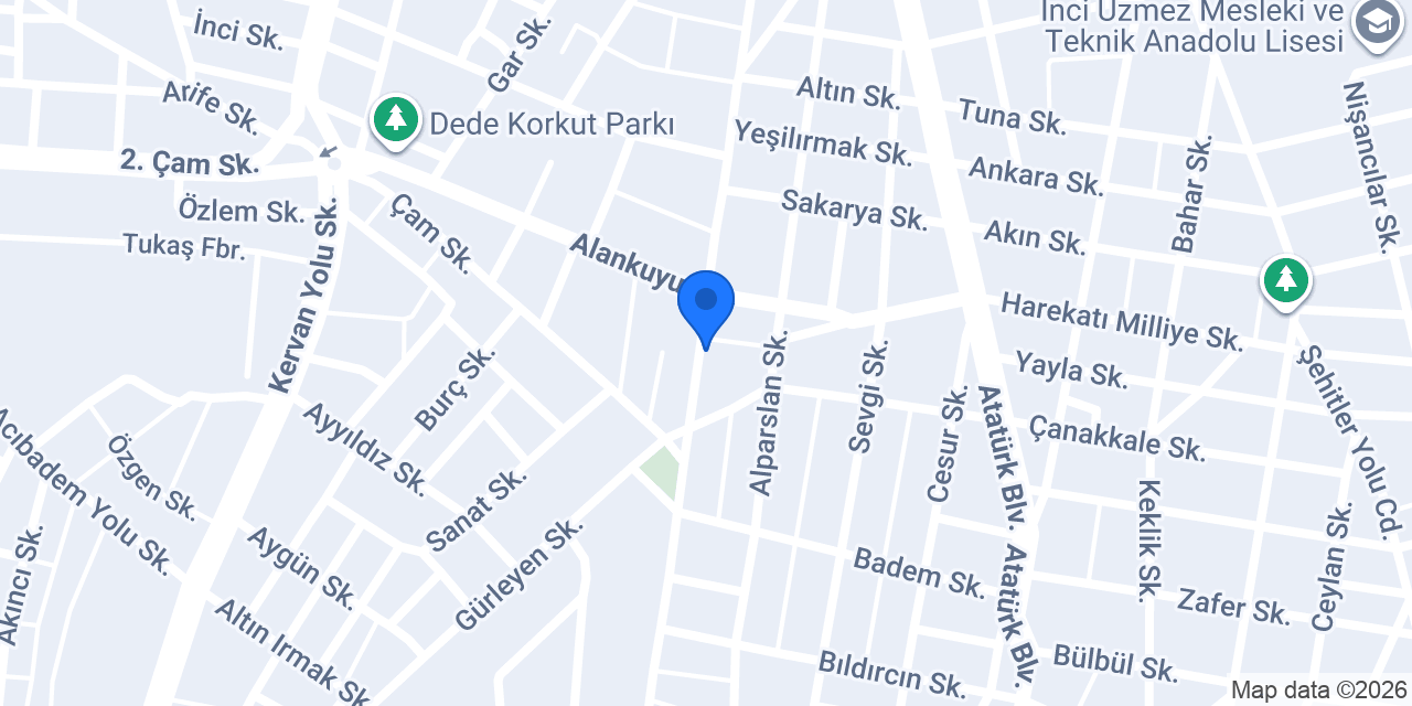 Şam Tatlıcısı konumu