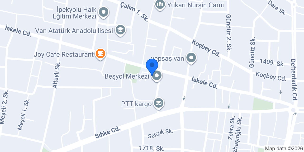 Van Polis Evi konumu