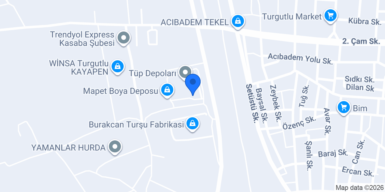 Tuncer Oğlu Palet konumu