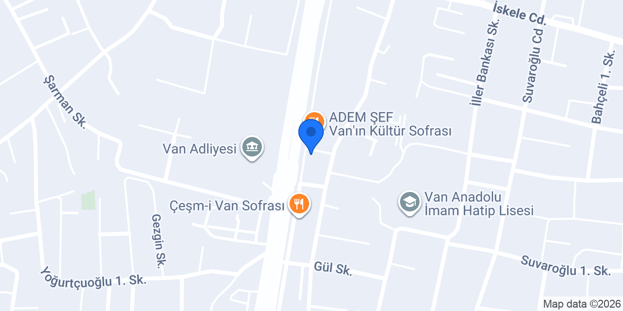 PERA Psikoloji Merkezi ,VAN konumu