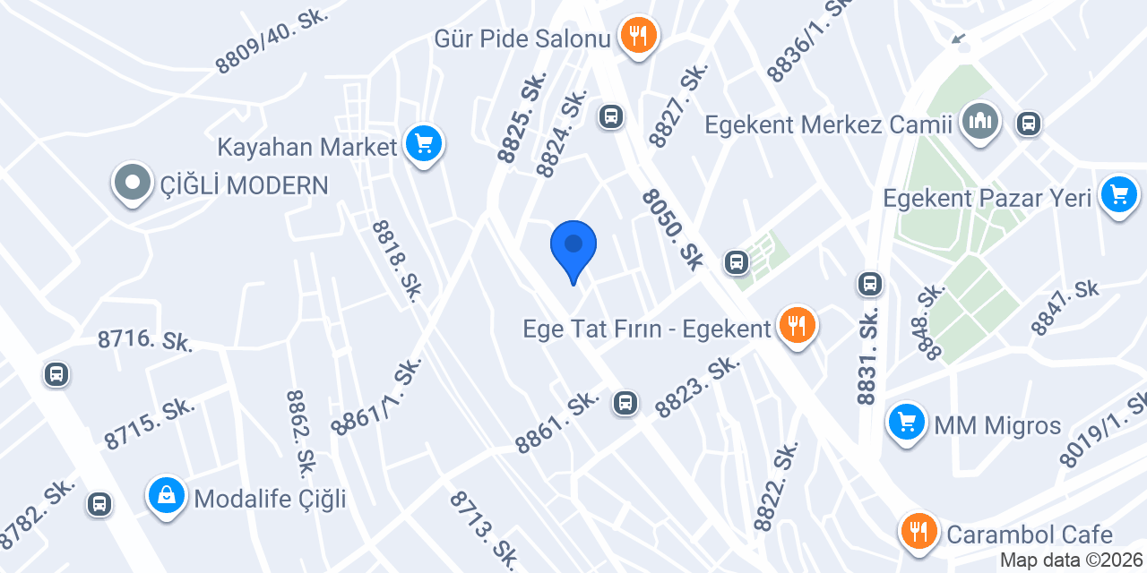 Metin Market konumu