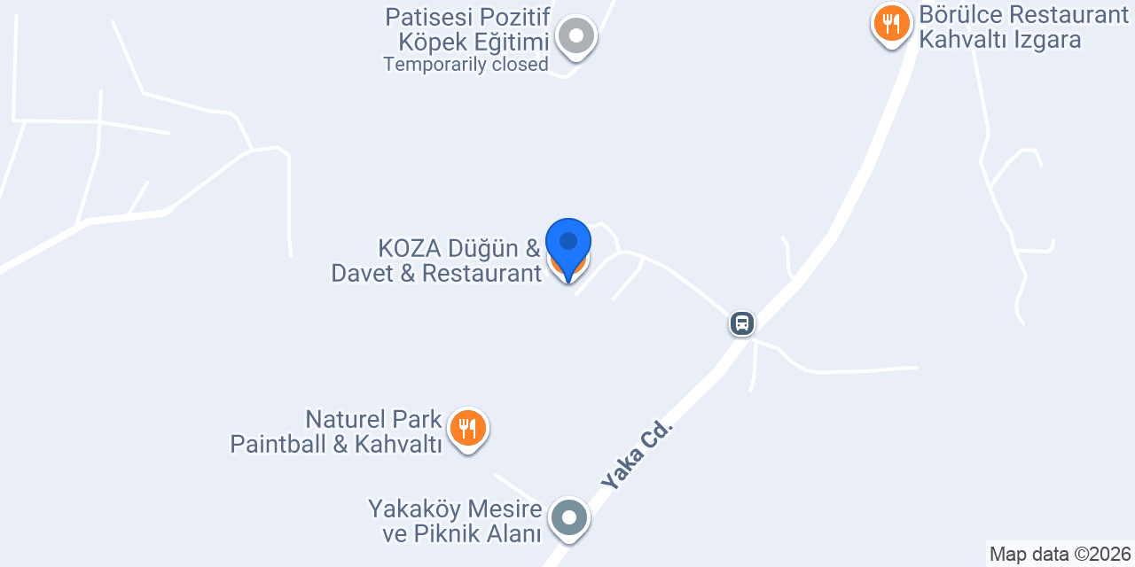 KOZA Düğün & Davet & Restaurant konumu