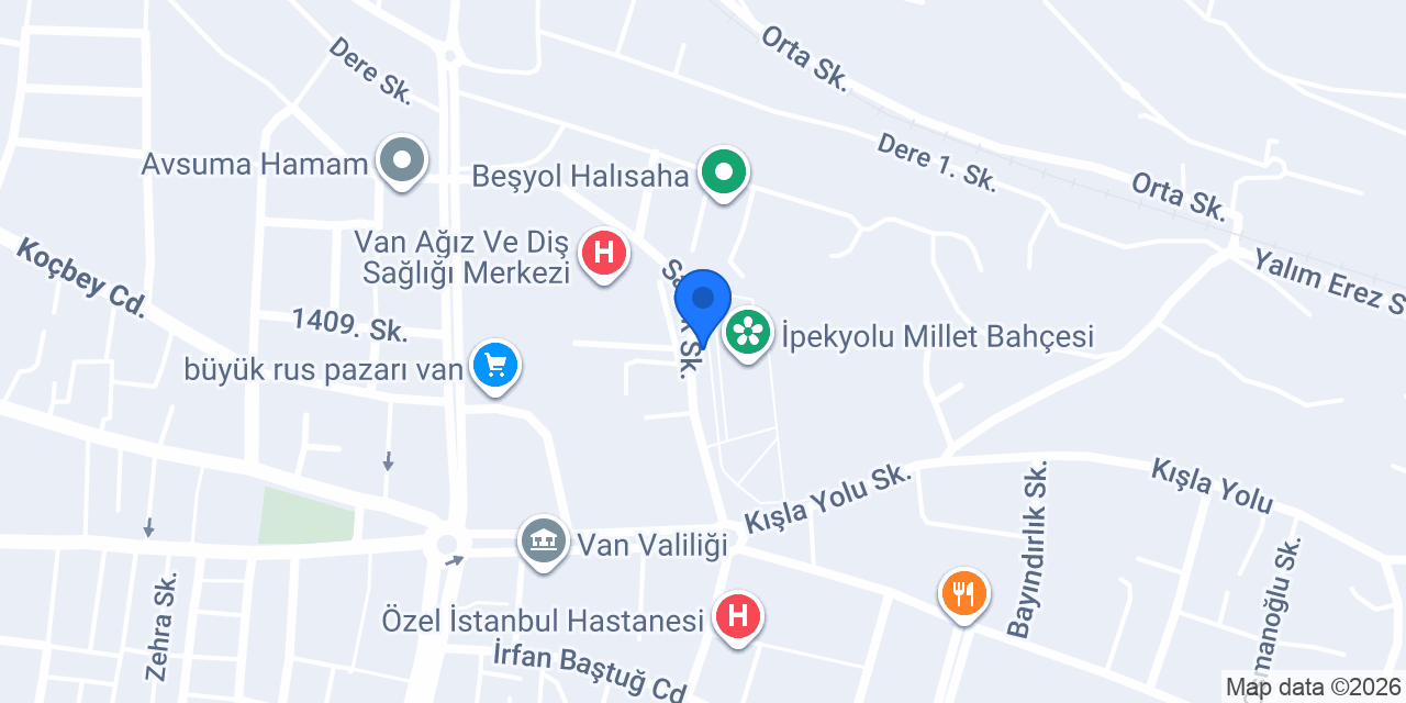 Van Verem Savaş Dispanseri konumu