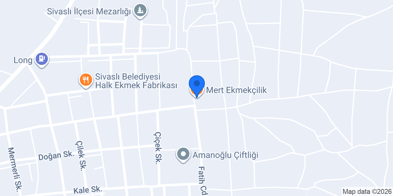 Mert Ekmekçilik konumu