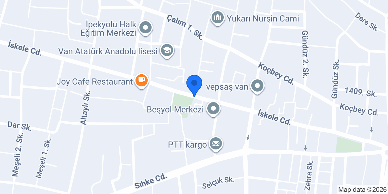 Van Dörtyol Taksi Kadir konumu
