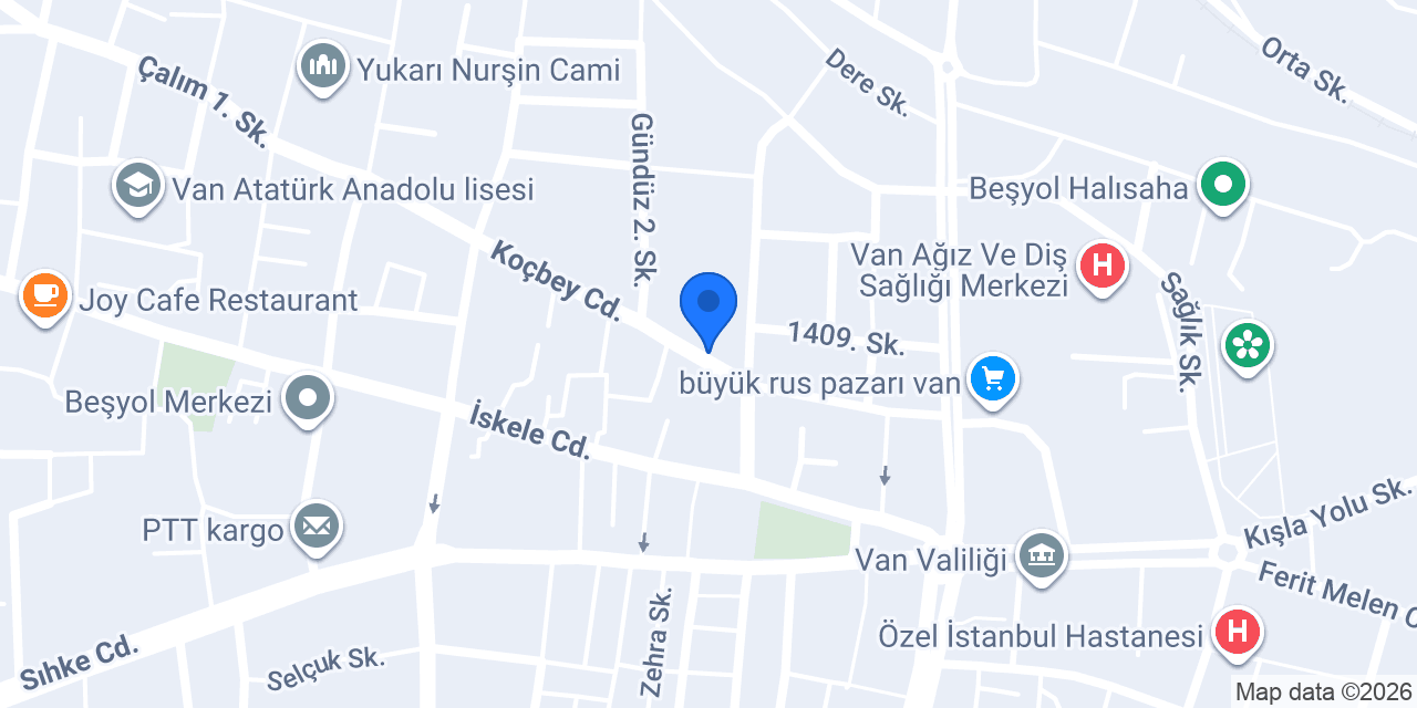 Yasemen Çiçekçilik konumu