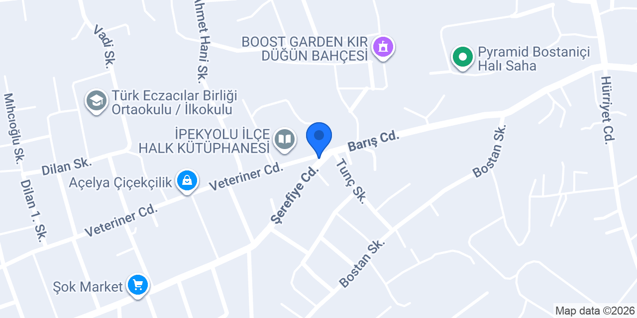 Mihrima Moda Dikim evi konumu