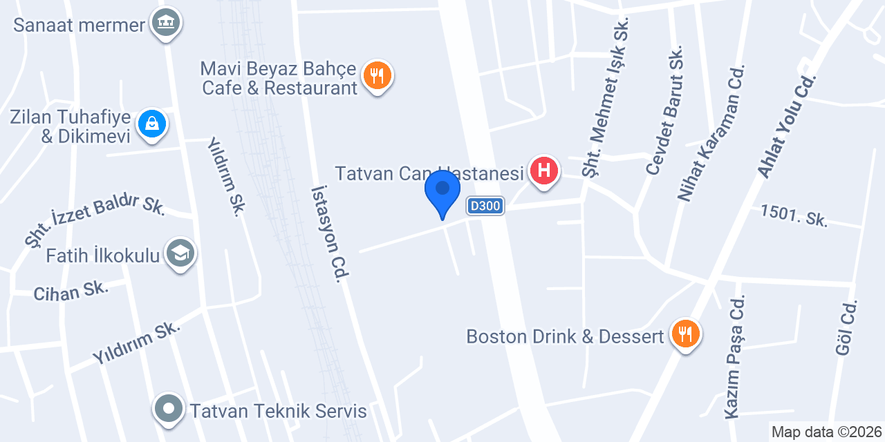 Tatvan Adliyesi konumu