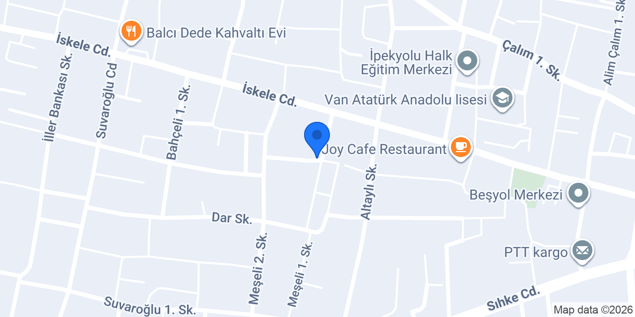 VAN ZİRVE CAM BALKON konumu