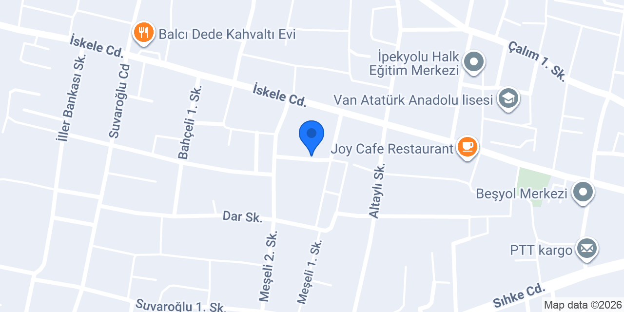 Van Cks cambalkon ve duşakabin sistemleri konumu