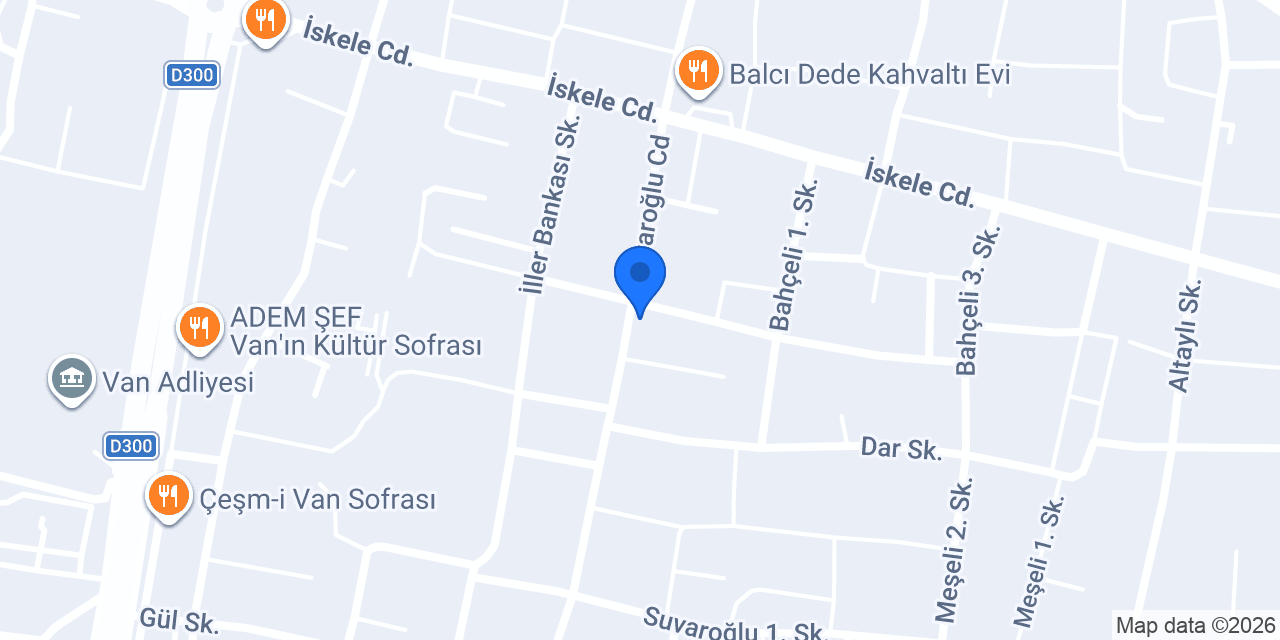 Van Negross Avm konumu