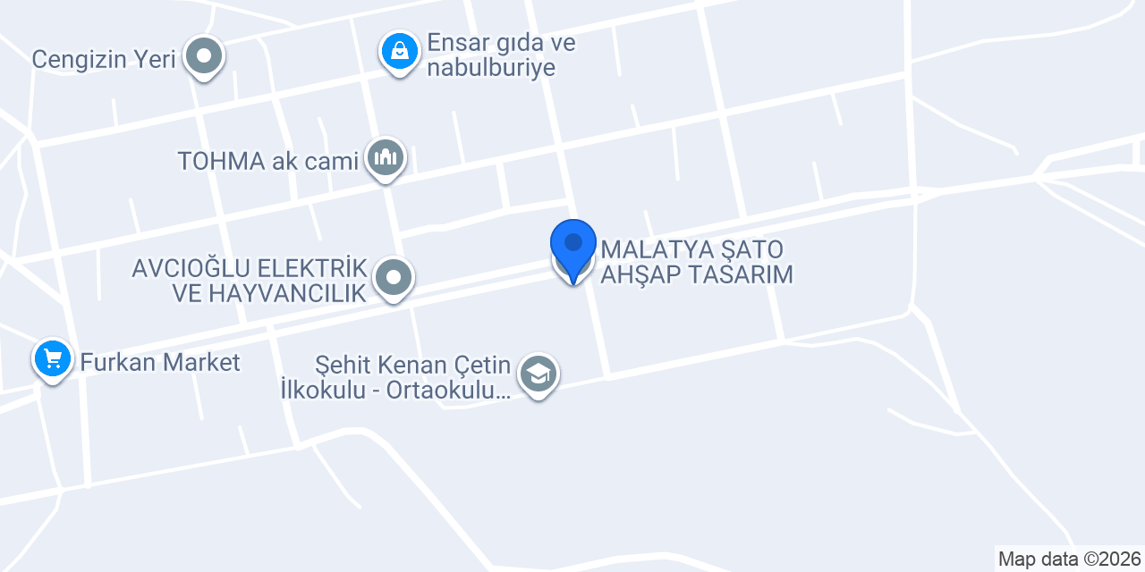 MALATYA ŞATO AHŞAP TASARIM konumu