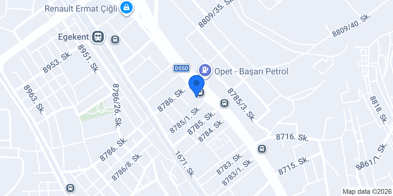 Cenkiz VW Servis Yedek Parça konumu