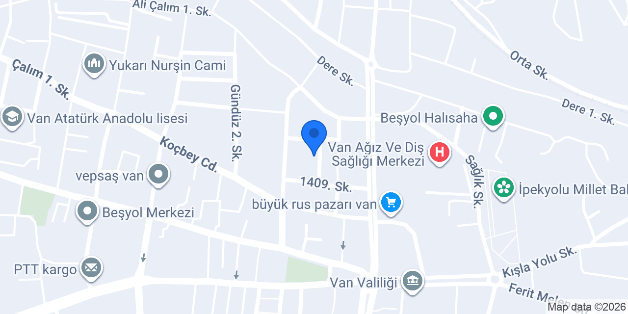 Van Akm Kurye konumu