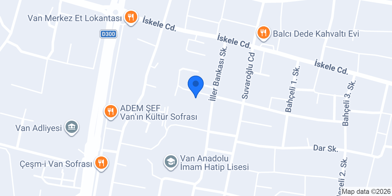 Van Masaj & Spa konumu