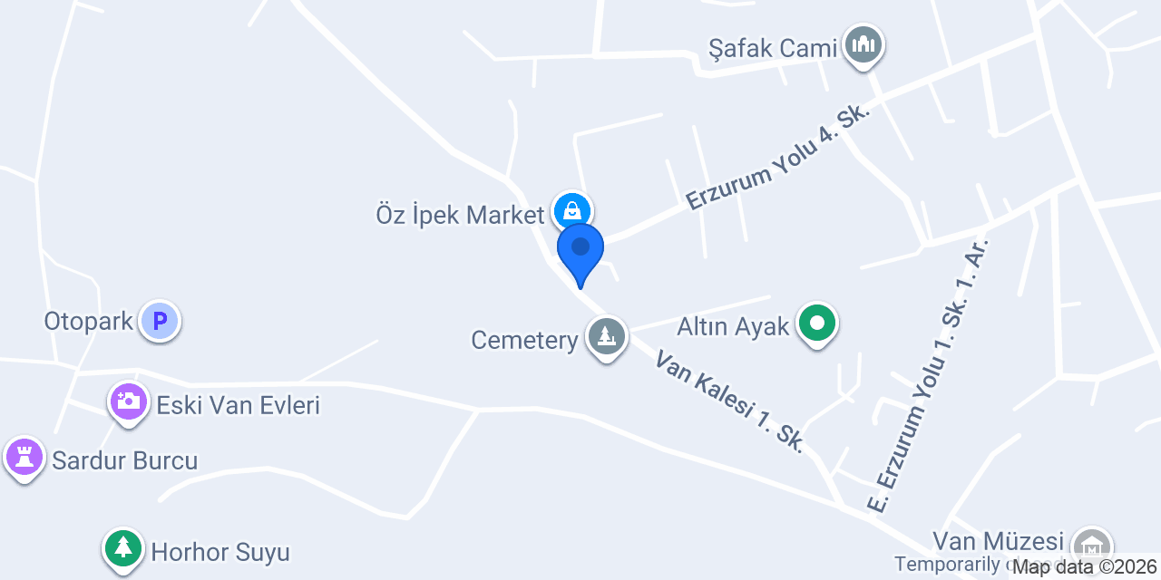 Vangölü Turizm konumu