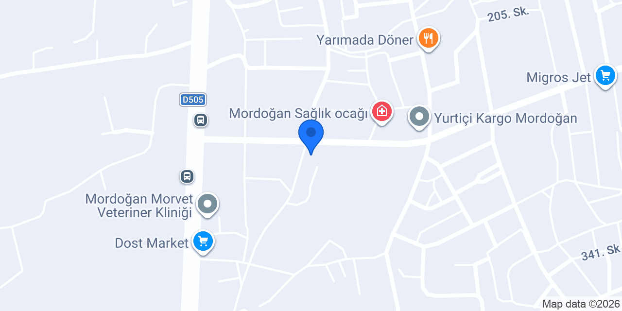 Container Çiftlik konumu