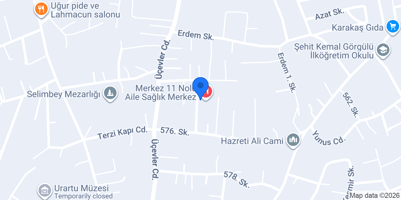 Selimbey Aile Sağlığı Merkezi konumu