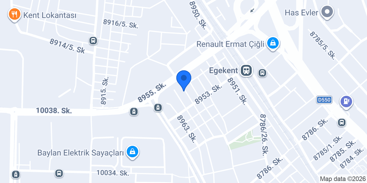 çiğli günlük kiralık ev konumu
