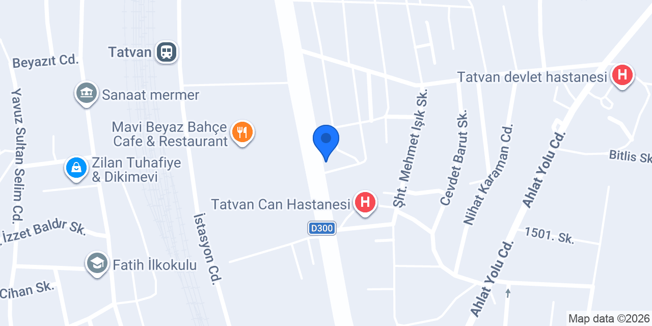 TATVAN OTO LASTİK konumu
