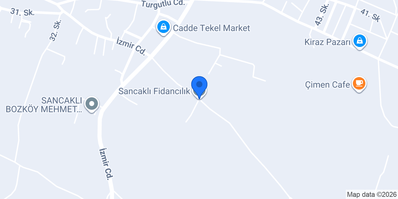 Sancaklı Fidancılık konumu