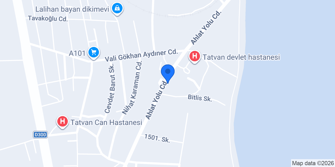 Bitlis Gold Ekspres konumu