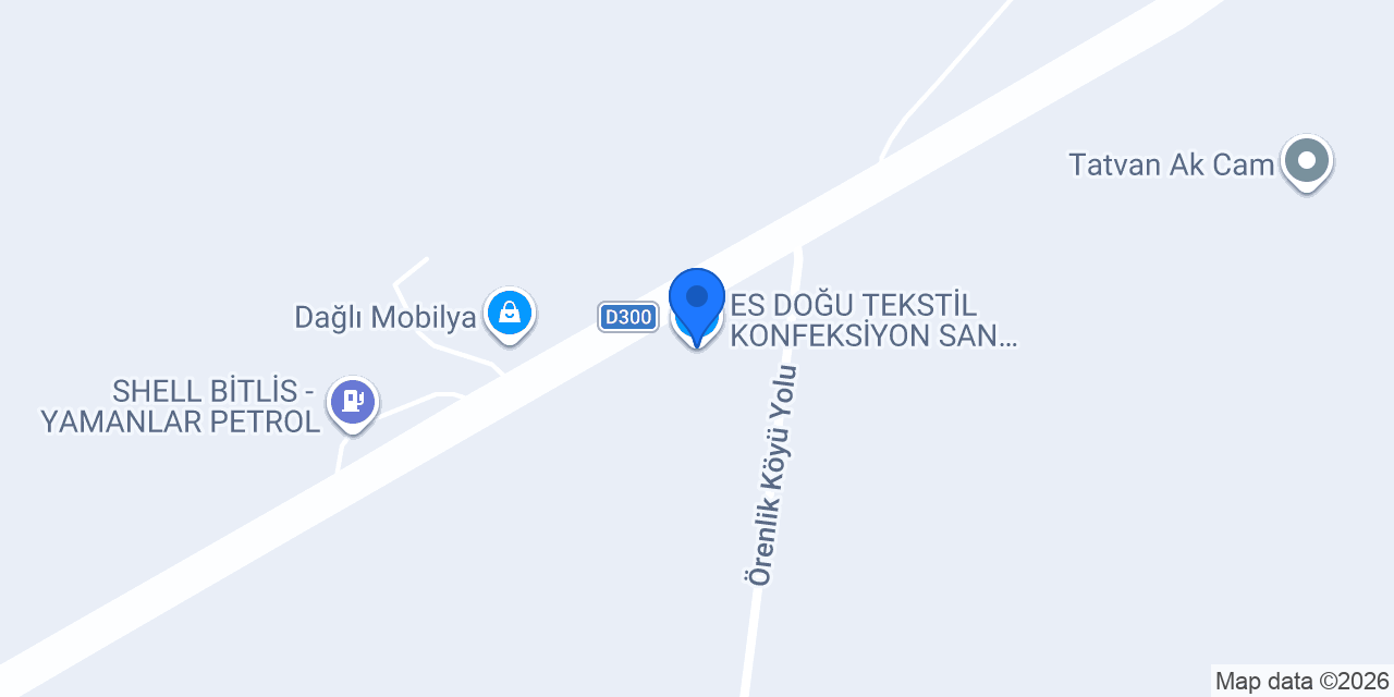 ES DOĞU TEKSTİL KONFEKSİYON SAN. VE TİC.LTD.ŞTİ. konumu