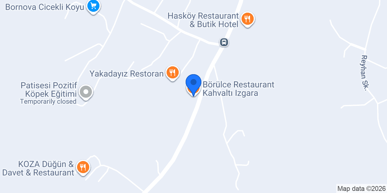 Börülce Restaurant Kahvaltı Izgara konumu