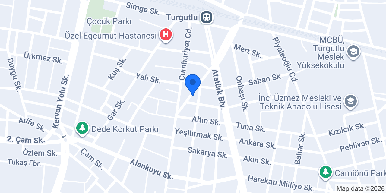 Nurel Tamir Atölyesi konumu