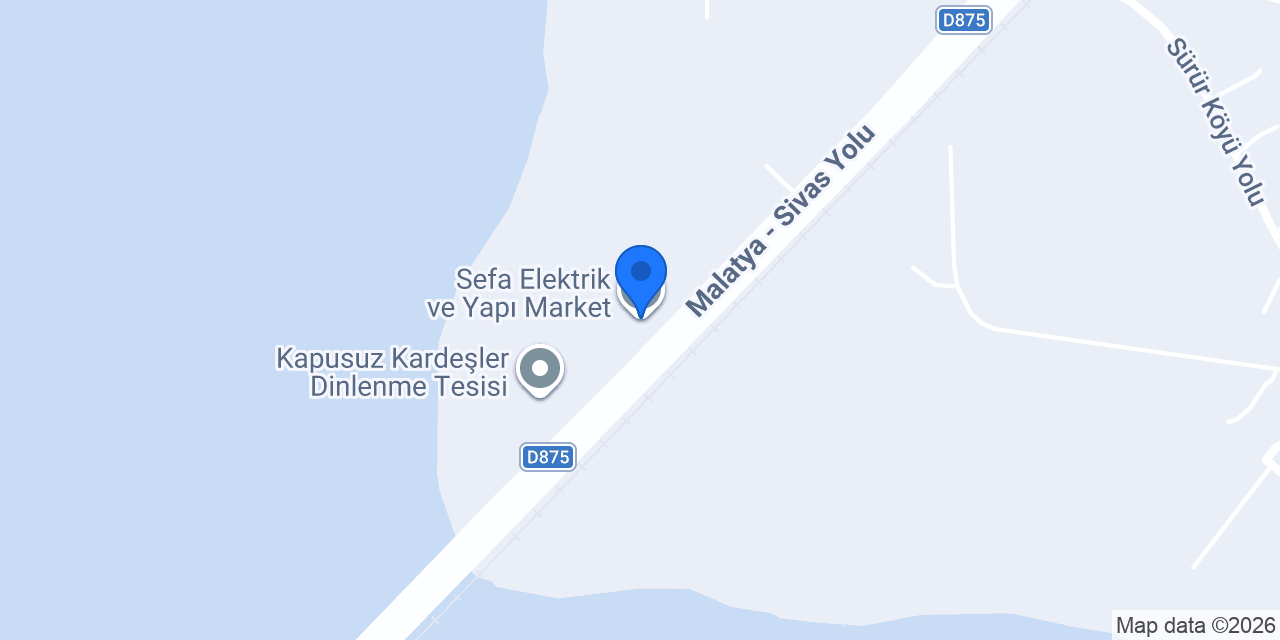 Sefa Elektrik ve Yapı Market konumu