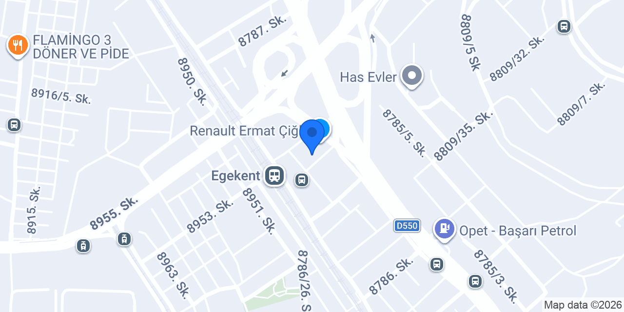 Dacia Ermat Çiğli konumu