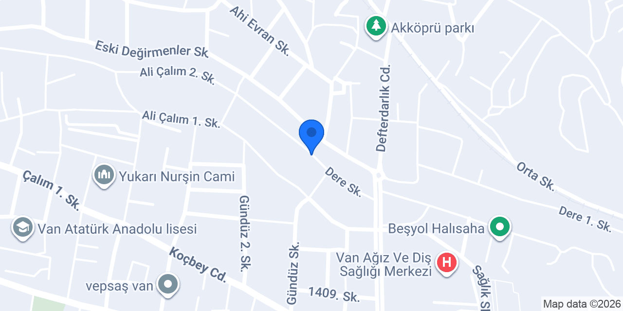 Atak Büfe & Spor, Van konumu